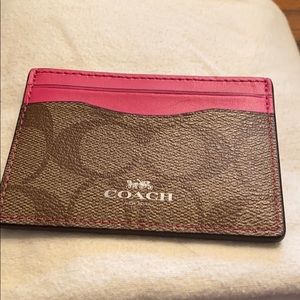 Coach card holder